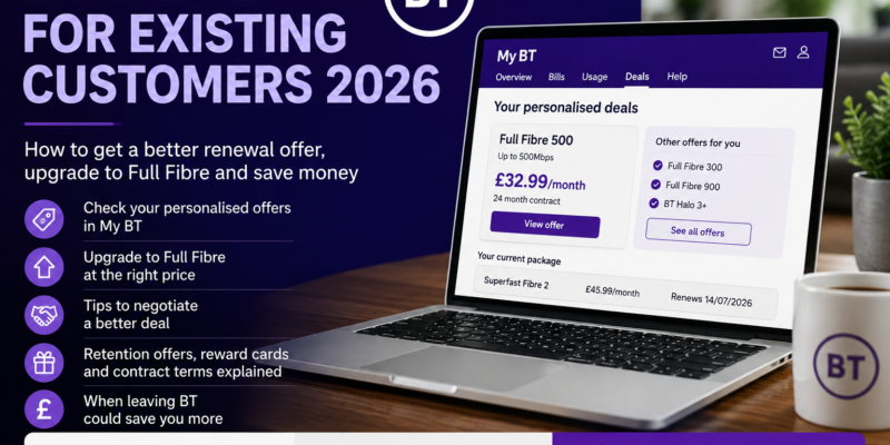 BT Deals for Existing Customers 2026: How to Get a Better Renewal Offer