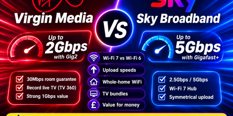 Virgin Media vs Sky Broadband 2026: Which Is Better?